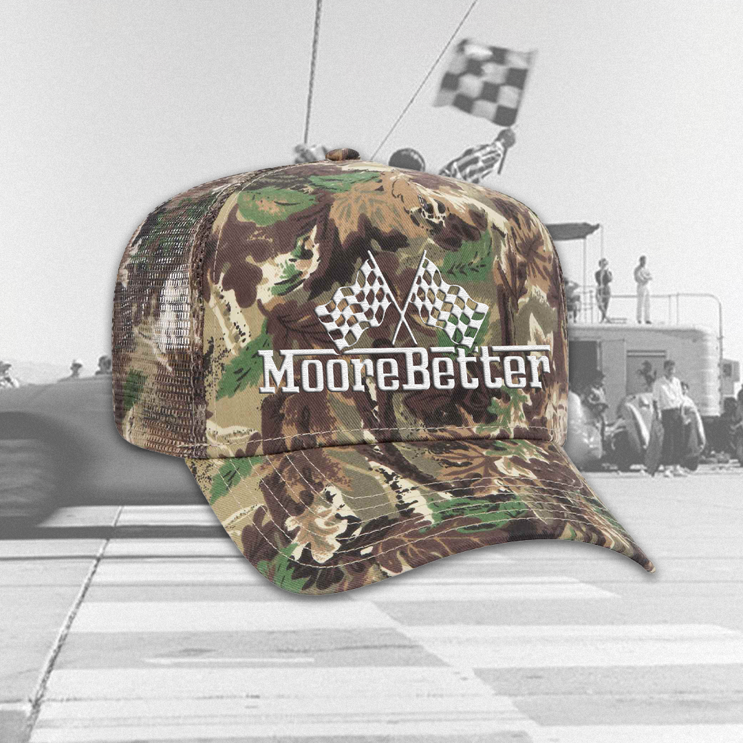 MooreBetter - 'Racing Series' Structured Camo Trucker Hat
