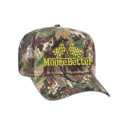 MooreBetter - 'Racing Series' Structured Camo Trucker Hat