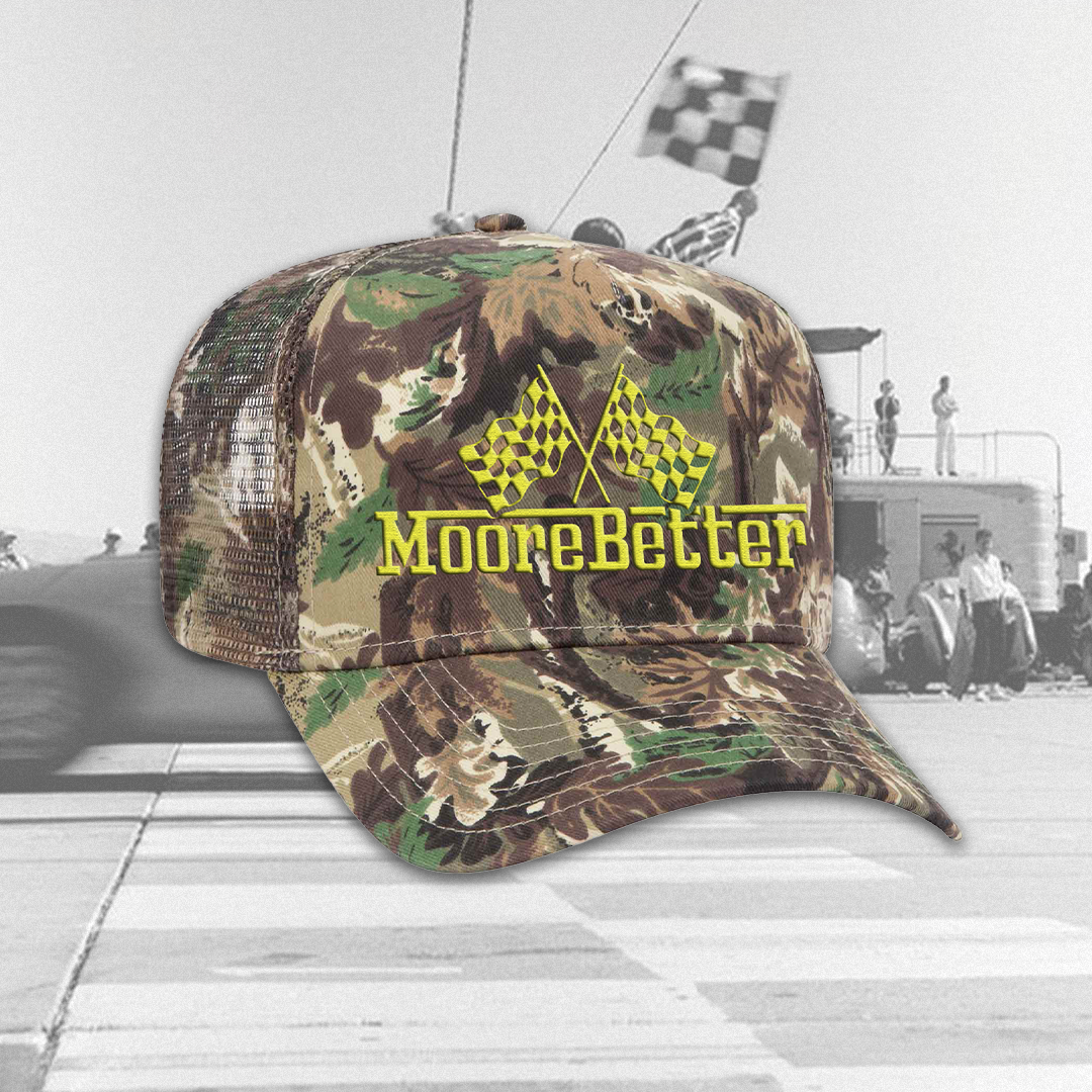 MooreBetter - 'Racing Series' Structured Camo Trucker Hat